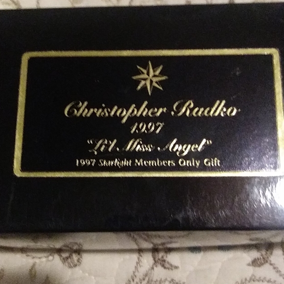 1997 Christopher Radko Lil Miss Angel Ornament - Picture 4 of 4